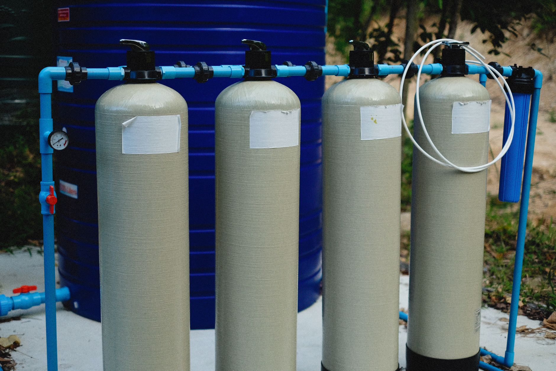 Water treatment infrastructure, representative of Dholera utility networks